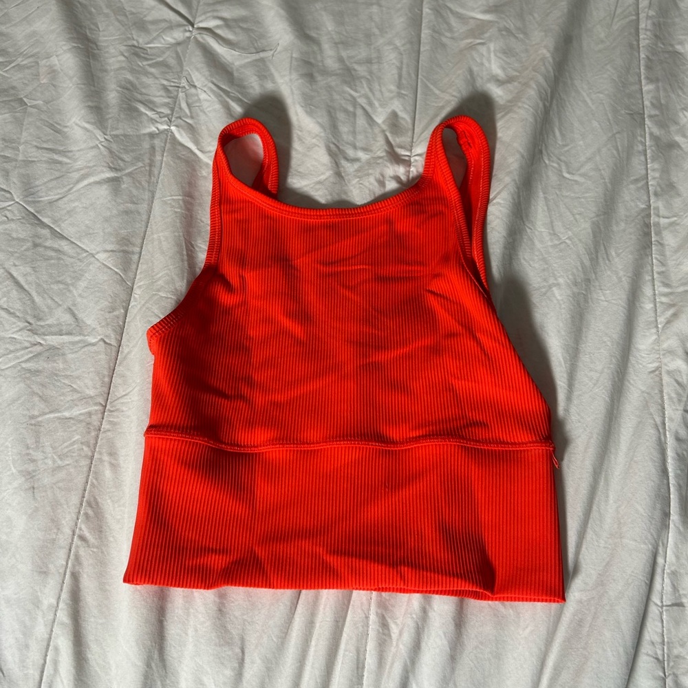 Lululemon Size 4 Reversible Coral Tank